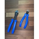 Lot de 2 Pinces Coupantes King Tony - Coupe Diagonale, Tranchants avec Biseau, Acier Forgé, Garantie à Vie
