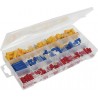 Assortiment de 180 Cosses Isolées – Manchons, Cosses Plates, Œil et Fourche pour Fils Électriques 0,5 à 6 mm²