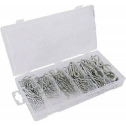 Assortiment de 150 Goupilles Bêta – 6 Tailles, Ø 1,8mm à 4mm, Acier Robuste pour Fixation Mécanique et Industrielle