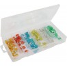Assortiment de 120 Mini Fusibles Enfichables – 5A à 30A, Compact, Idéal pour Circuits Auto, Moto et Électroniques