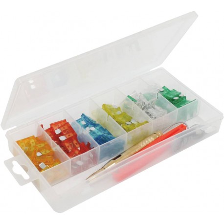 Boite de fusibles enfichables + testeur + pince - 92