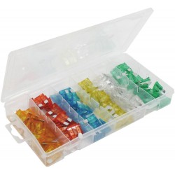 Assortiment de 120 Fusibles Enfichables Standard – 5A à 30A, Usage Automobile et Industriel, Protection Électrique Fiable