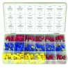 Coffret de Cosses Isolées – 285 Pièces, Sertissage Simple, Rondes et Plates, 0.25 à 6 mm²