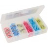 Assortiment de 150 Jonctions Thermorétractables et à Sertir – Sections 0,5 à 6mm², Rouge, Bleu, Jaune