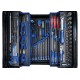Caisse à outils KING TONY BASIC Series 100 pièces avec douilles, clés, tournevis et pinces
