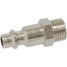 Raccord rapide mâle filetage mâle 1/4"