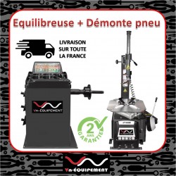 Combiné Machine 2 en 1 démonte pneu + équilibreuse de roue 220v ou