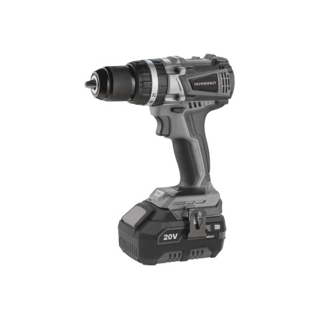 Perceuse visseuse à percussion brushless 20V 60Nm 2 batteries 4Ah Li-ion - mallette + 1 batterie 4Ah OFFERTE