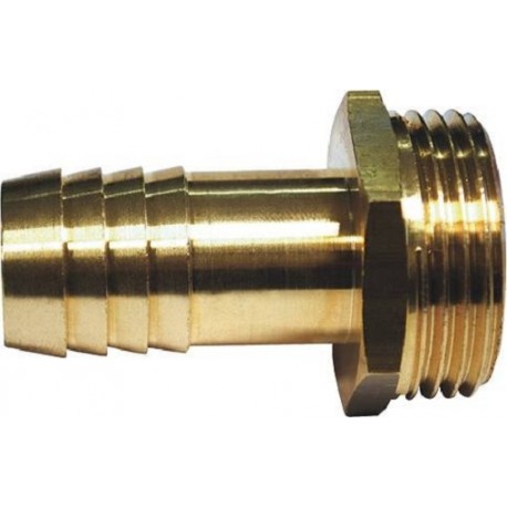 Embout mâle laiton 33/42 pour tuyau de 25mm