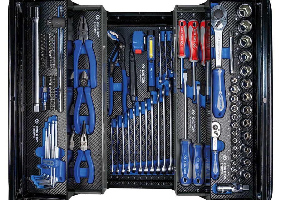 Caisse à outils complète King Tony - 100 outils