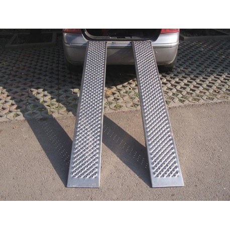 Rampes aluminium 1000Kg 2000mm - lot de 2 pcs Drakkar Equipement