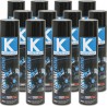 Nettoyant Freins KARZHAN Lot de 12 Aérosols 600ml Dégraissant pour Freins et Pièces Mécaniques