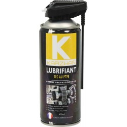 Lubrifiant à sec au PTFE avec tête 2 jets KARZHAN - aérosol 400ml