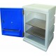 Armoire de Sécurité en PEHD 100% avec Rétention 20L pour Petits Contenants Corrosifs - Équipée de 2 Étagères Inox
