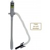 Pompe de Transvasement Portable sur Piles 9 l/min - Canne d'Aspiration 385mm, Flexible 560mm, pour Kérosène, Gasoil et Eau