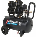 Compresseur Silencieux 50L 2CV 230V - Débit 170 l/min, Pression 8 bar, Moteur Monophasé