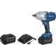 Clé à Chocs 1/2'' 20V 1500 Nm Brushless - Pack avec 2 Batteries Li-ion 5Ah et Coffret Schneider Industry