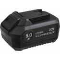 Batterie Schneider 20V Li-ion 5Ah - Compatible Nouveaux Outils Schneider avec Indicateur de Charge et Garantie 3 Ans