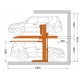 Pont 2 colonnes Parking 2.7 tonnes - VNEQUIPEMENT