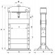 Presse d'atelier manuelle et pneumatique 75T