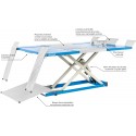 Pont moto électro-hydraulique OMCN 600kg pour moto/quad/voiturette GARANTIE 5 ANS