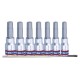 Jeu de Douilles Torx 6 Pans sur Rail 1/4" - 7 Pièces KING TONY - Garantie à Vie