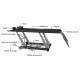 Table élévatrice hydraulique 450 kg pour moto