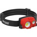 Lampe Frontale Rechargeable 400 Lumens – Induction/USB, Étanche IP65, Compacte et Ajustable