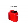 Jerrican plastique 10 litres avec bec verseur flexible