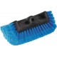 Brosse de Lavage Anti-Rayure 250mm - Quadro 4 Faces, Douille à Visser, Fibres Douces, Compatible Manches Réf. 07313-07316