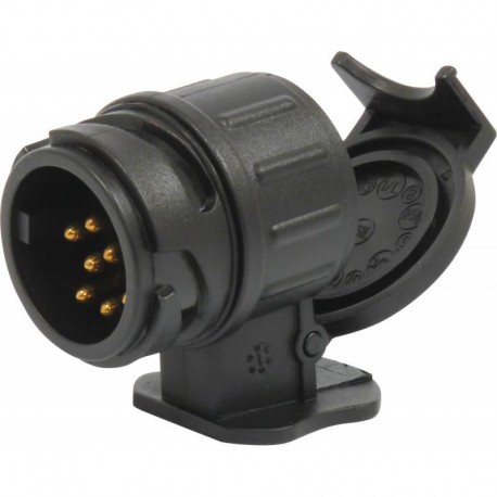 Adaptateur 12V en PVC, 13 plots mâles - 7 plots femelles
