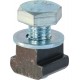 Bride M10 pour fixation étau sur perceuse sur colonne 15557