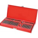 Coffret 40 embouts : hexagonal 10mm XZN/hexagonal/Torx® avec 2 douilles 1/2 et 3/8"