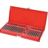Coffret 40 embouts : hexagonal 10mm XZN/hexagonal/Torx® avec 2 douilles 1/2 et 3/8"