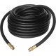 Tuyau d'air comprimé caoutchouc 15m avec raccords mâles 3/8" 15 bar