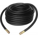 Tuyau d'air comprimé caoutchouc - Raccords mâles 3/8" 15 bar 10x17mm 15m