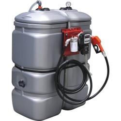 Cuve stockage gasoil PEHD DP 750 litres avec pompe - 08063 - Drakkar Equipement
