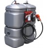Cuve stockage gasoil PEHD DP 750 litres avec pompe - 08063 - Drakkar Equipement