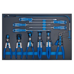 Coffret de pinces et tournevis pour colliers - 11 pièces