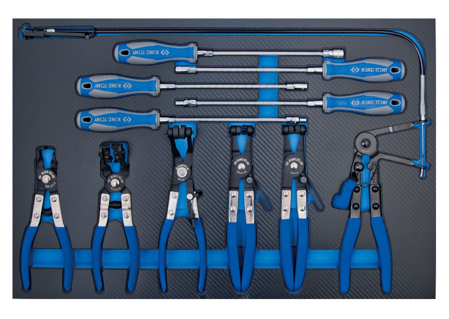 ROTKUSZ 2 Pièces Ensemble Porte Outils Mural, Étagère Murale Porte