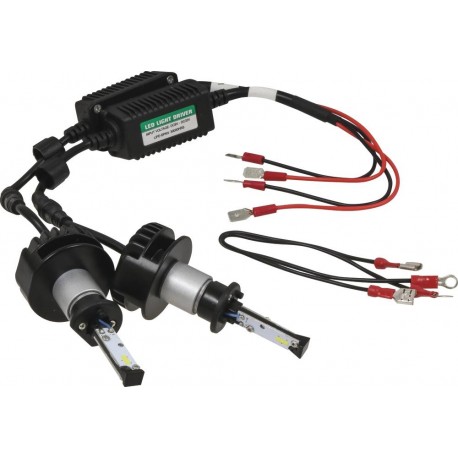 Ampoules auto LED H1 - 36W 2400lumens - coffret de 2 pcs