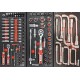 Servante 7 tiroirs avec 170 outils - 25109 - drakkar equipement