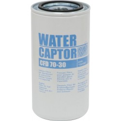 Filtre à gasoil à absorption d'eau 70 l/mn 30μ femelle 3/4"