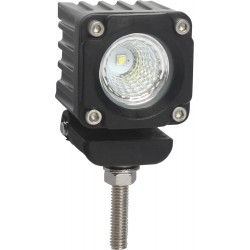 Phare de travail carré 1 LED, 10W