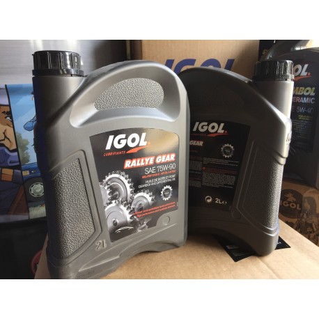 Huile Boite de vitesse Igol Rallye Gear 75W-90W