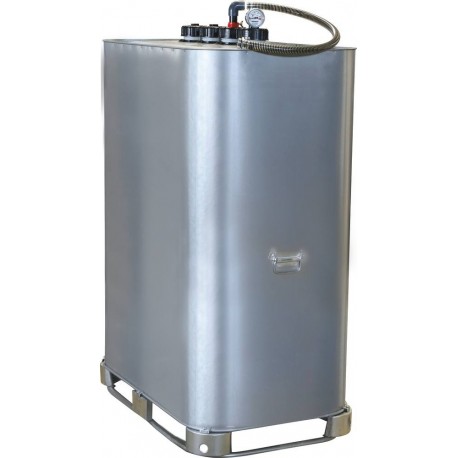 Cuve de stockage galvanisée DP 1000 litres pré-équipée
