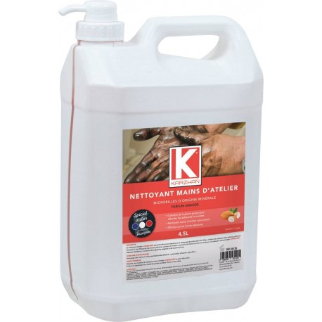 Nettoyant mains d'atelier Karzhan 4.5L avec pompe