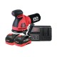 Ponceuse orbitale électroportative + 2 batteries + chargeur
