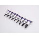 Rail de douilles 1/2" TORX® - 9 pièces