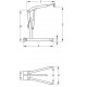 Grue de levage d'atelier pliante 1 Tonne garantie 2 ans